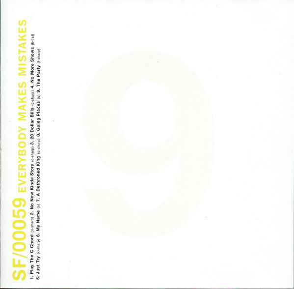 Starflyer 59 : Everybody Makes Mistakes (CD, Album)