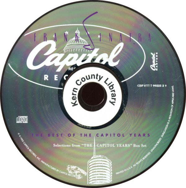 Frank Sinatra : The Best Of The Capitol Years (CD, Comp)