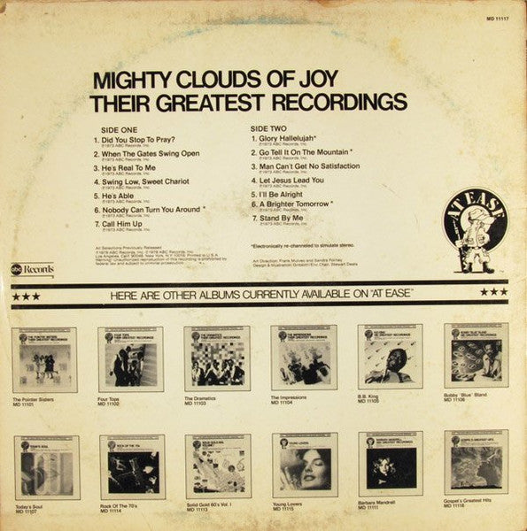 The Mighty Clouds Of Joy : Their Greatest Recordings (LP, Comp)