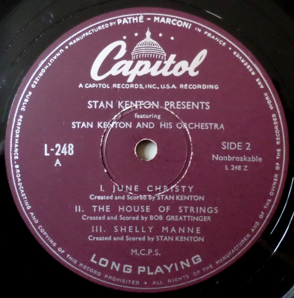 Stan Kenton And His Orchestra : Stan Kenton Presents (10", Album)