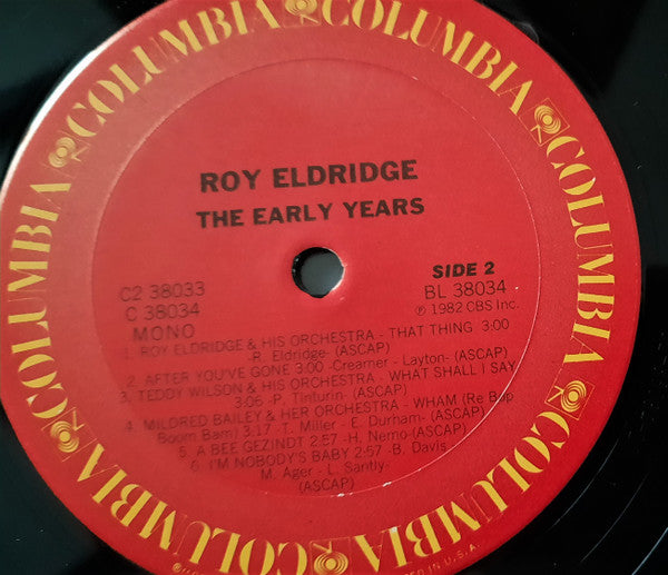 Roy Eldridge : The Early Years (2xLP)