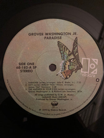 Grover Washington, Jr. : Paradise (LP, Album)