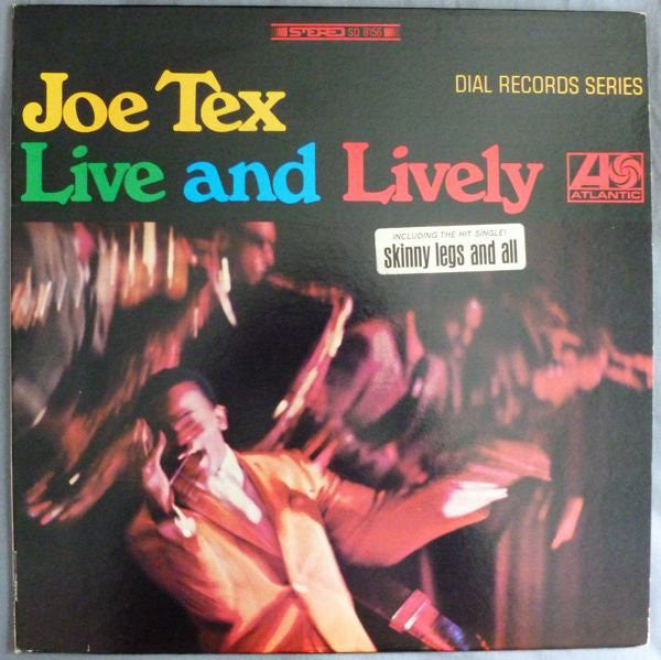 Joe Tex : Live And Lively (LP, Album, Pre)