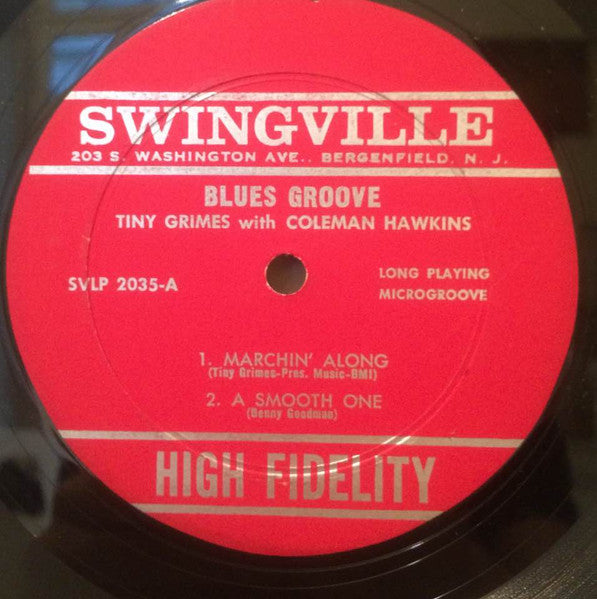 Coleman Hawkins : Blues Groove (LP, Album, Mono, RE)