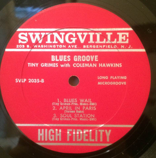 Coleman Hawkins : Blues Groove (LP, Album, Mono, RE)