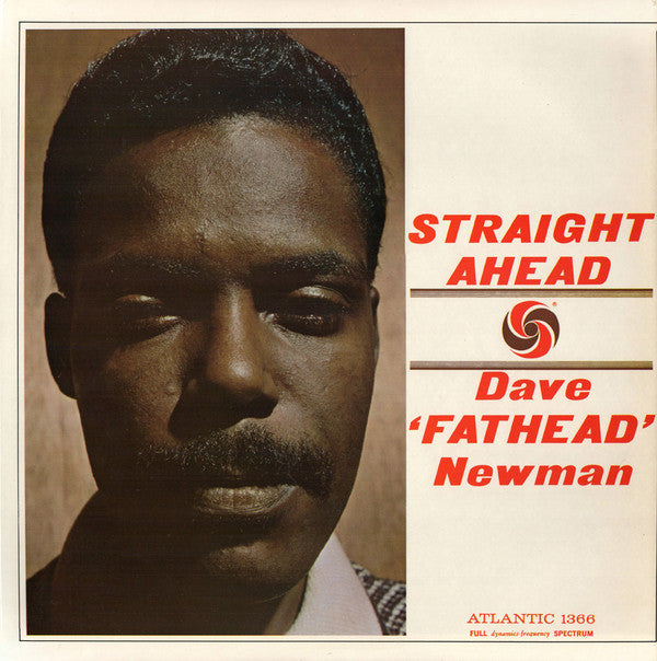 David "Fathead" Newman : Straight Ahead  (LP, Album, Mono)