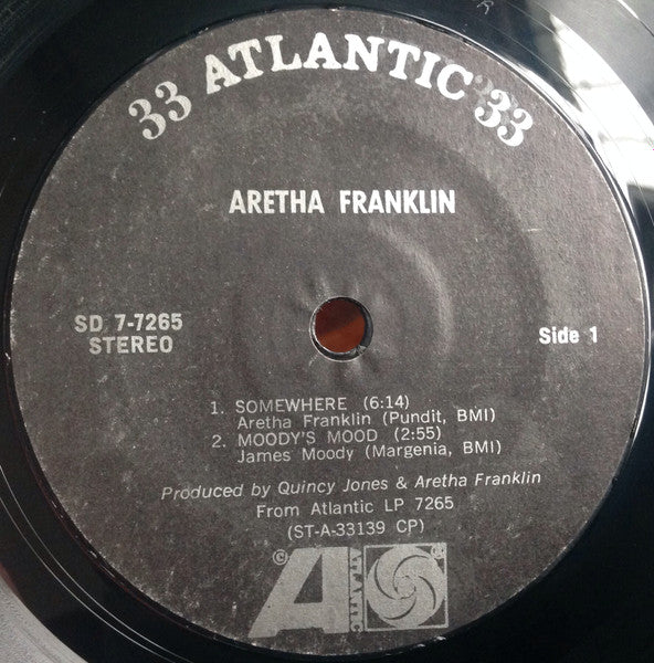 Aretha Franklin : Hey Now Hey (The Other Side Of The Sky) (7", Jukebox)