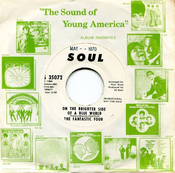 The Fantastic Four* : On The Brighter Side Of A Blue World (7", Single, Promo)