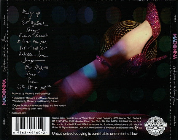 Madonna : Confessions On A Dance Floor (CD, Album, Mixed)