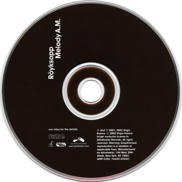 Röyksopp : Melody A.M. (CD, Album + CD, Enh)