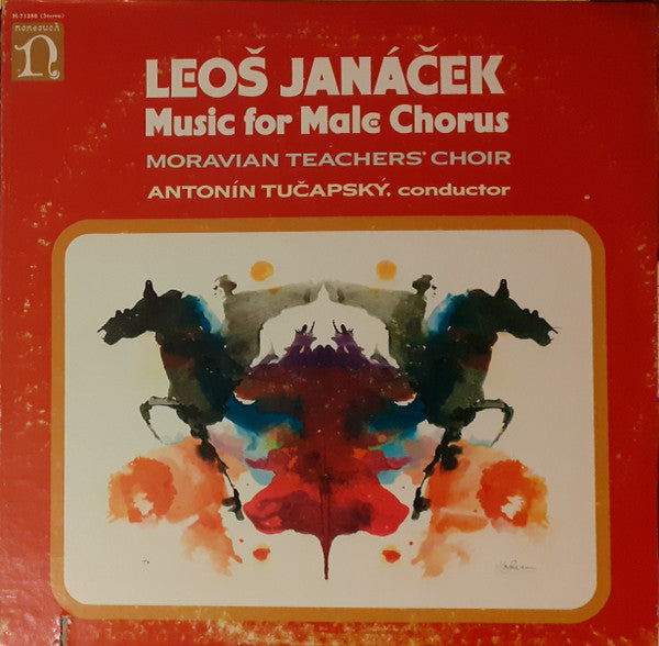 Leoš Janáček - Pěvecký Sbor Moravských Učitelů, Antonín Tučapský : Music For Male Chorus (LP, Album)