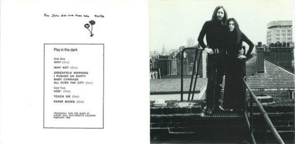 Yoko Ono / The Plastic Ono Band : Yoko Ono / Plastic Ono Band (CD, Album, Num, RE, RM)