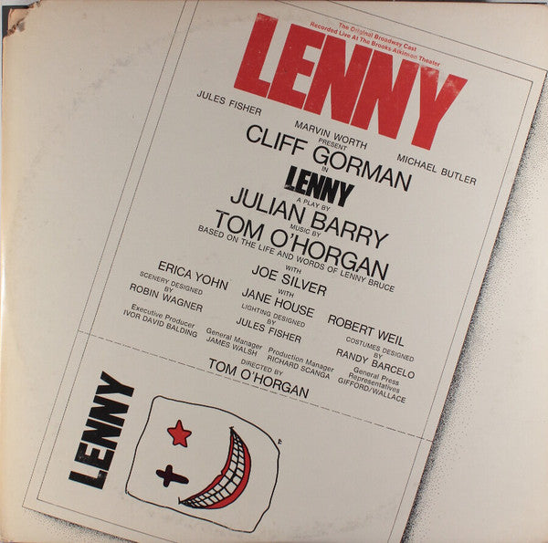 "Lenny" Original Broadway Cast : Lenny (2xLP, Pit)