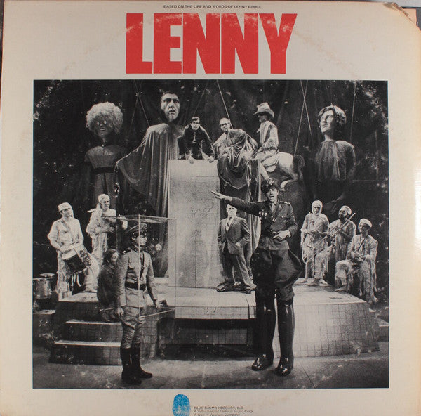 "Lenny" Original Broadway Cast : Lenny (2xLP, Pit)