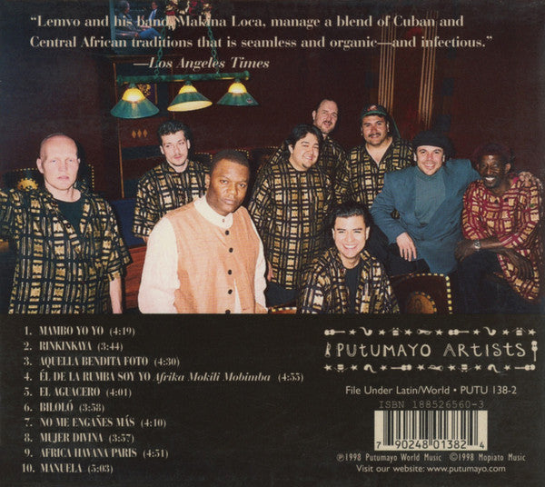 Ricardo Lemvo & Makina Loca : Mambo Yo Yo (CD, Comp, Dig)