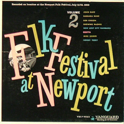 Various : Folk Festival At Newport Vol. 2 (LP, Mono)