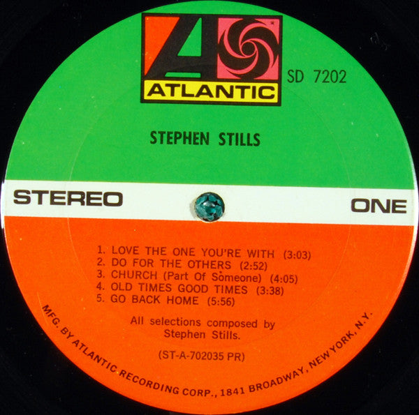 Stephen Stills : Stephen Stills (LP, Album, PR()