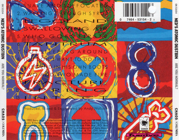 Ned's Atomic Dustbin : Are You Normal? (CD, Album, Pit)