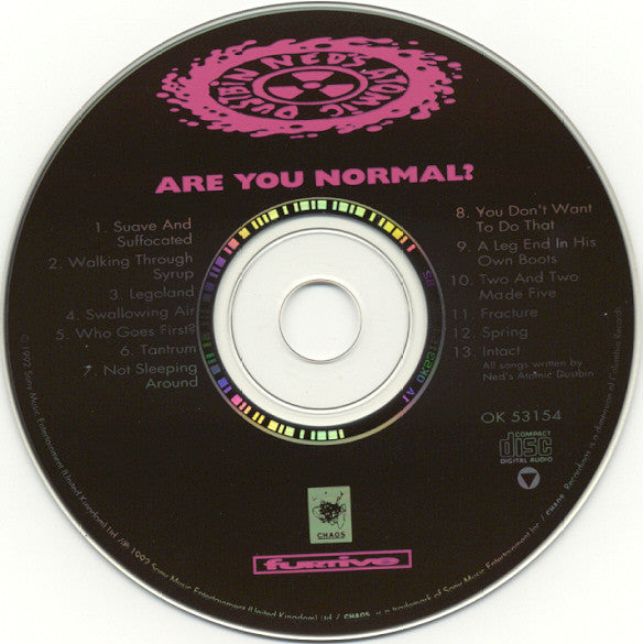 Ned's Atomic Dustbin : Are You Normal? (CD, Album, Pit)