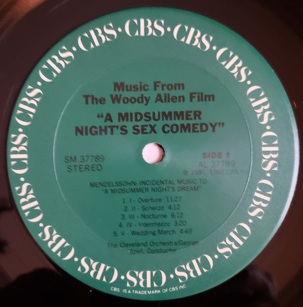 Felix Mendelssohn-Bartholdy : A Midsummer Night's Sex Comedy (LP, Pit)