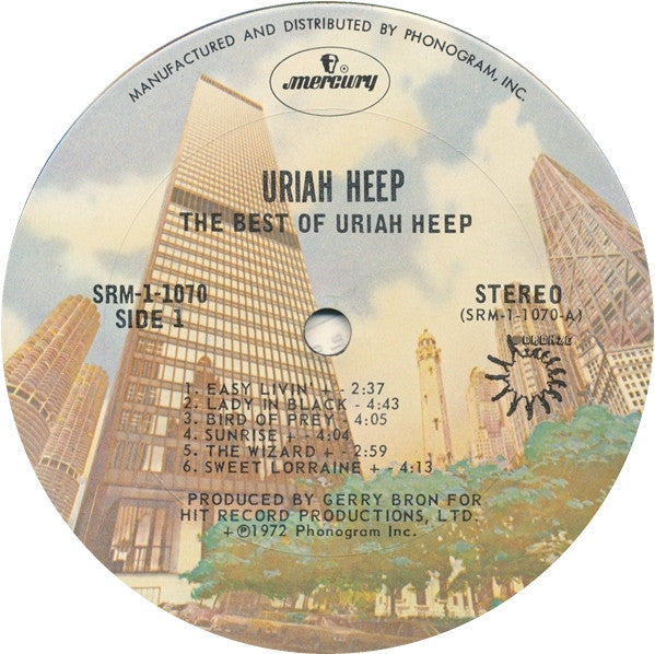 Uriah Heep : The Best Of Uriah Heep (LP, Comp, San)