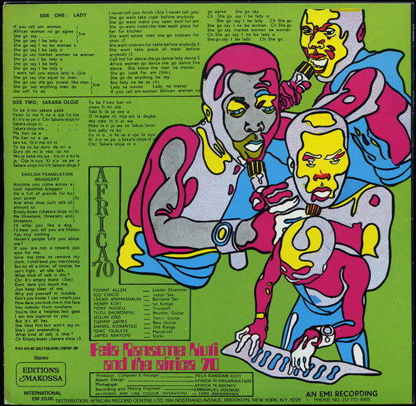 Fela Kuti And Africa 70 : Shakara (LP, Album)