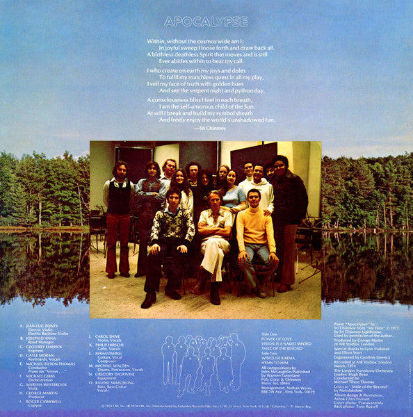 Mahavishnu Orchestra With The London Symphony Orchestra, Michael Tilson Thomas : Apocalypse (LP, Album, Ter)