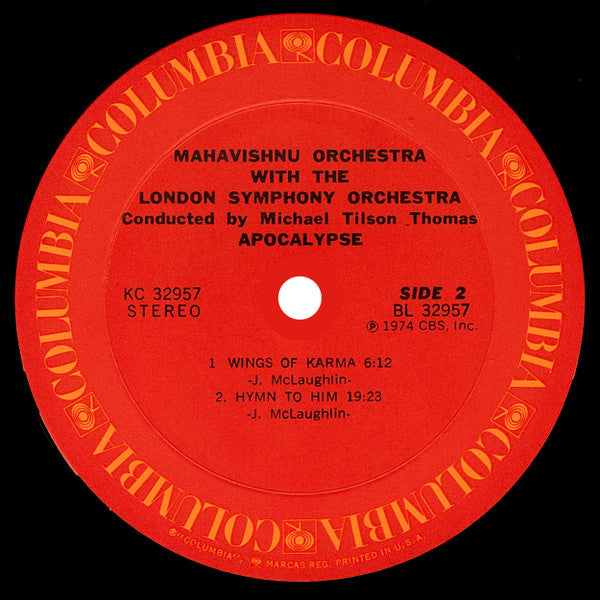 Mahavishnu Orchestra With The London Symphony Orchestra, Michael Tilson Thomas : Apocalypse (LP, Album, Ter)
