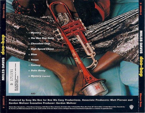 Miles Davis : Doo-Bop (CD, Album, Club)