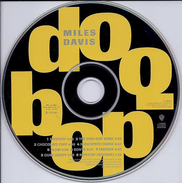 Miles Davis : Doo-Bop (CD, Album, Club)