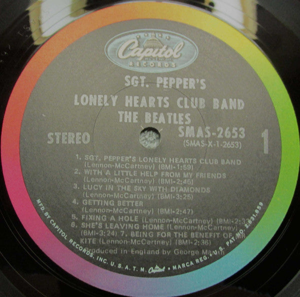 The Beatles : Sgt. Pepper's Lonely Hearts Club Band (LP, Album, Jac)