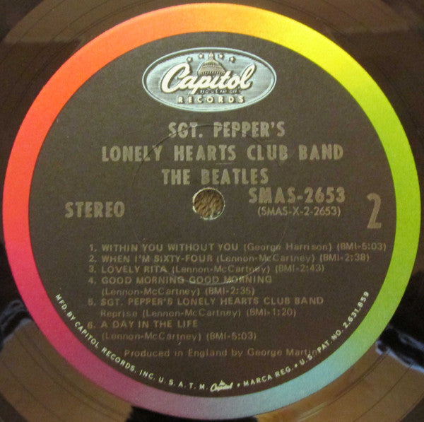 The Beatles : Sgt. Pepper's Lonely Hearts Club Band (LP, Album, Jac)