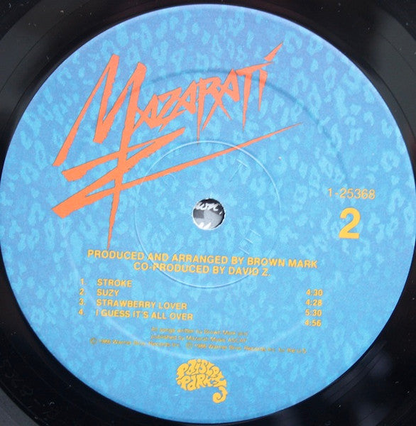Mazarati : Mazarati (LP, Album, All)