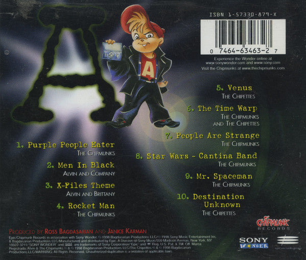 The Chipmunks : The A Files (CD, Album)