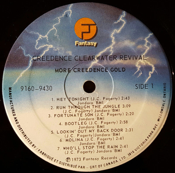 Creedence Clearwater Revival : More Creedence Gold (LP, Comp, RE)