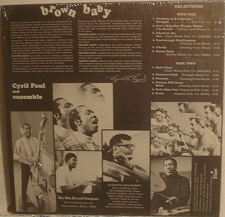 Cyril Paul & Ensemble : Brown Baby (LP, Album)