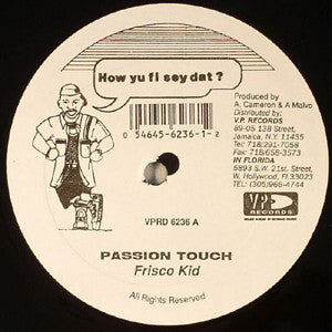 Frisco Kid / Alley Cat (4) : Passion Touch / Girls Graduation (12")