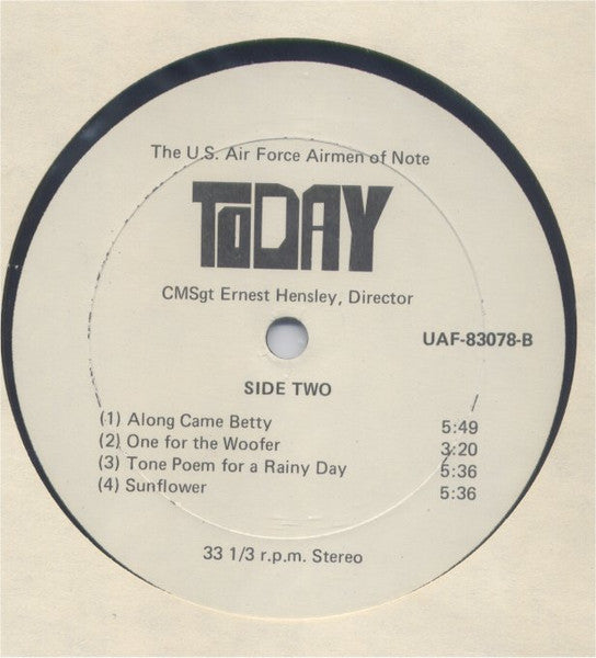 United States Air Force Jazz Ensemble - The Airmen Of Note : Today (LP)