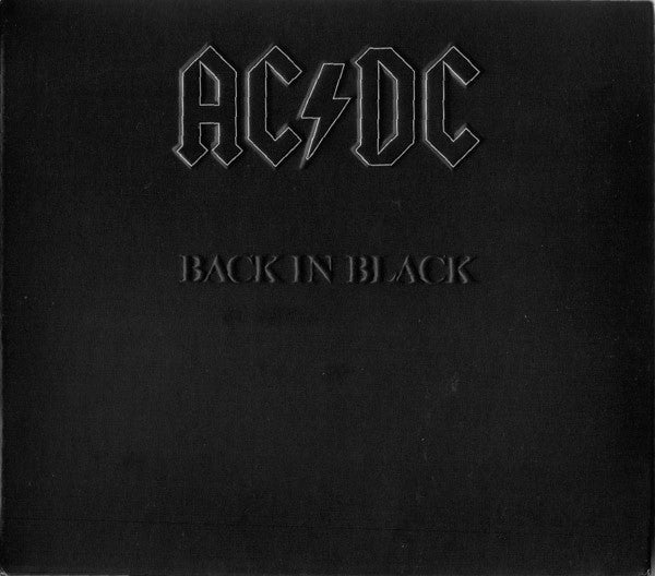 AC/DC : Back In Black (CD, Album, Enh, RE, RM, Dig)