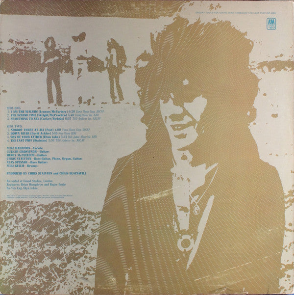 Spooky Tooth Featuring Mike Harrison (2) : The Last Puff (LP, Album, Ter)