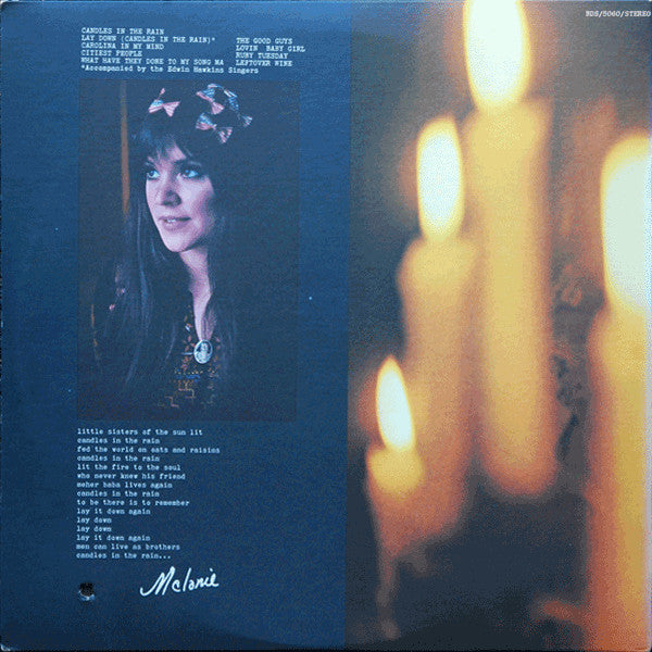 Melanie (2) : Candles In The Rain (LP, Album, RP, Son)