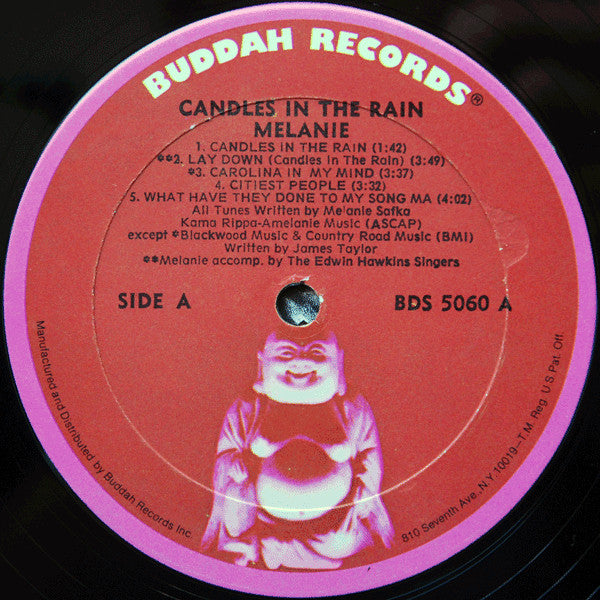 Melanie (2) : Candles In The Rain (LP, Album, RP, Son)