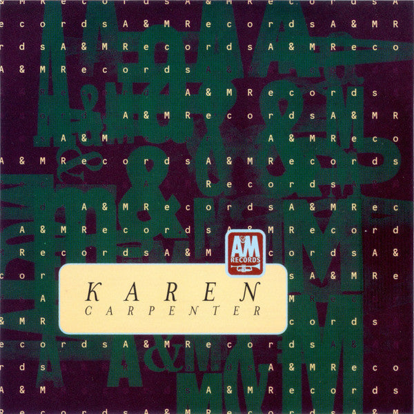 Karen Carpenter : Karen Carpenter (CD, Album, RM)