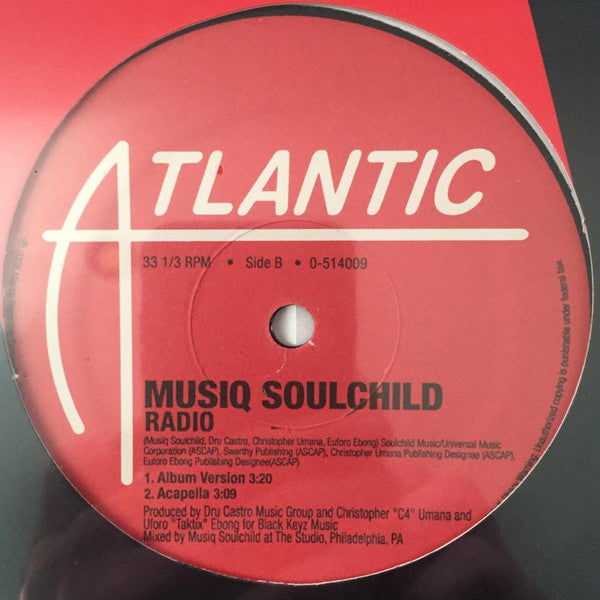 Musiq Soulchild : Radio (12")