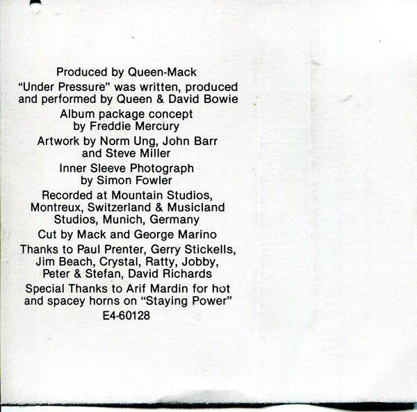 Queen : Hot Space (Cass, Album)