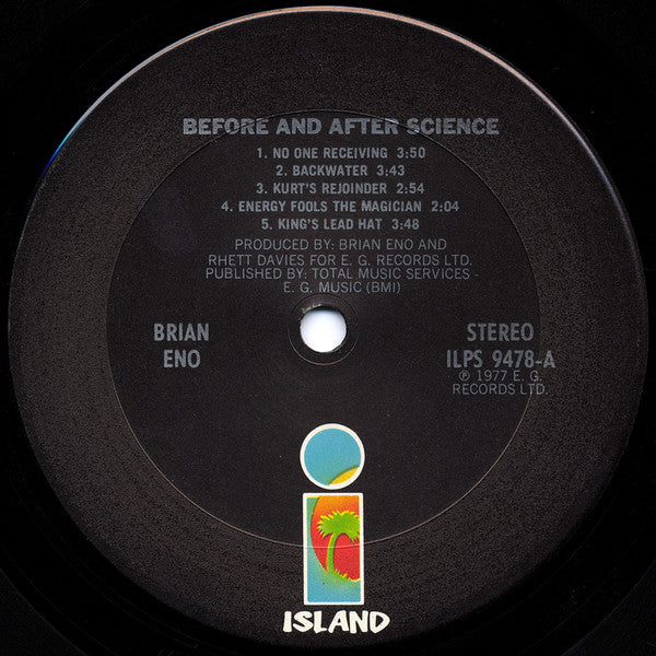 Brian Eno : Before And After Science (LP, Album, Ter)