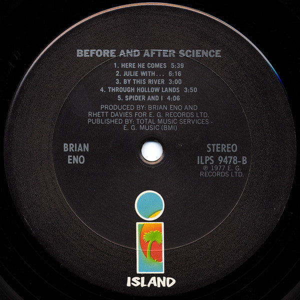 Brian Eno : Before And After Science (LP, Album, Ter)