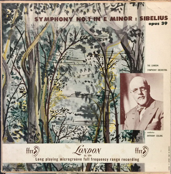 Anthony Collins (2), London Symphony Orchestra : Symphony No. 1 In E Minor : Sibelius, Opus 39 (LP)