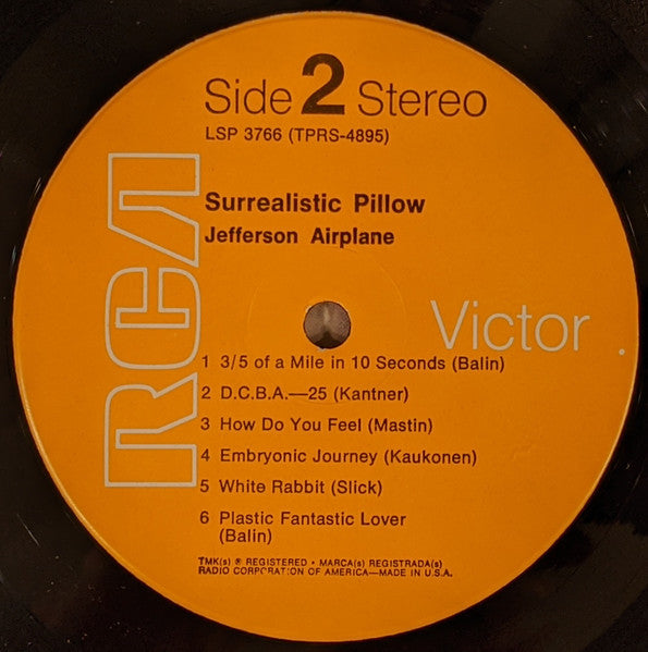 Jefferson Airplane : Surrealistic Pillow (LP, Album, RE, Hol)