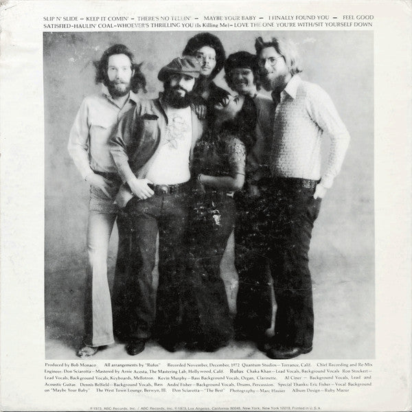 Rufus : Rufus (LP, Album, San)